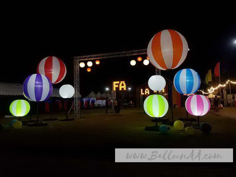 Balloon Lighting Stand – Round shape