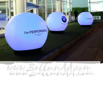 Floor- Balloon Lighting – Spherical shape